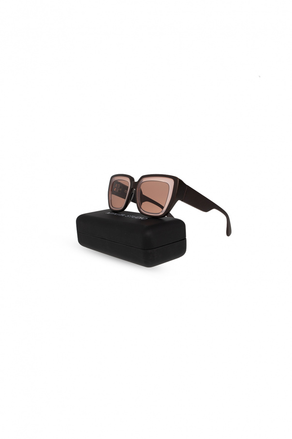 小物 MYKITA STUDIO 13.2 Ebony Brown/Pink Clay Mykita - Studio 13.2 Sunglasses in Ebony Brown/Pink Clay